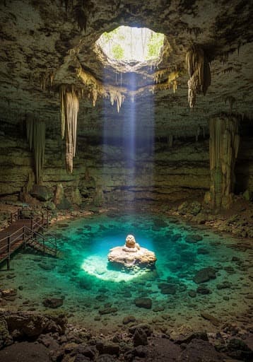 Cenote Calavera (Skull Cenote) - cenote Sumidero abierto