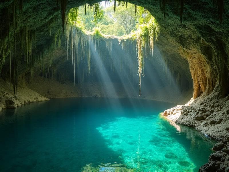 Cenote Jaguar - cenote Cenote en la selva