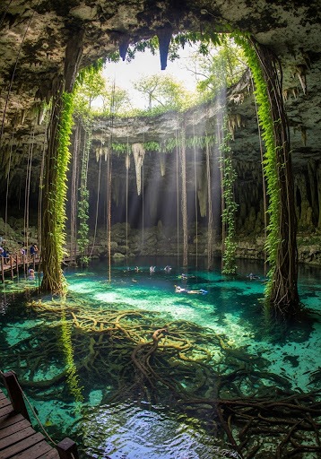 Gran Cenote (Grand Cenote) - cenote Semiabierto
