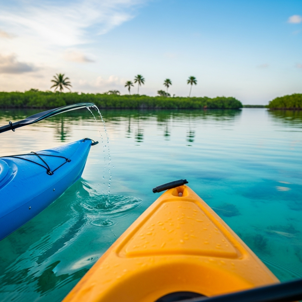 Kayaking en Bacalar: Descubre la Laguna de los Siete Colores — hero image